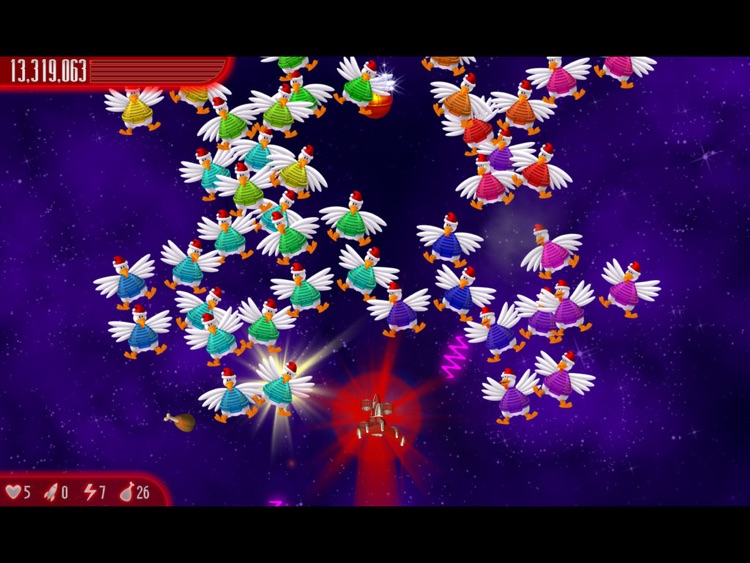 Chicken Invaders 4 Xmas HD screenshot-3