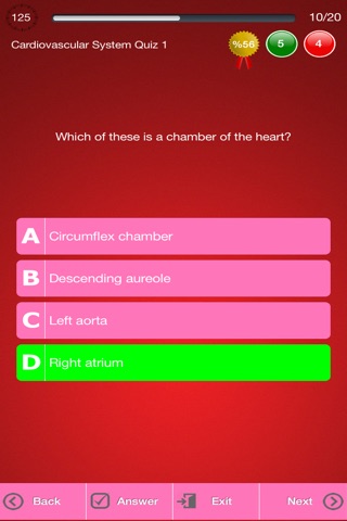 Cardiovascular System Trivia screenshot 3