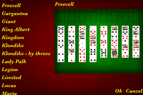 Solitare screenshot 2