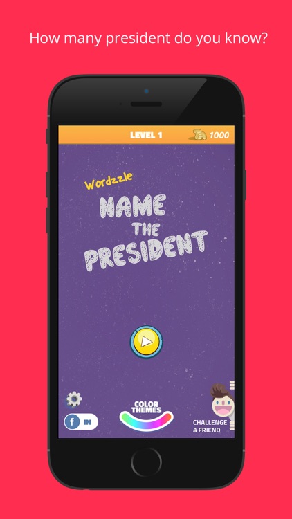 Wordzzle: US presidents trivia, Name the president