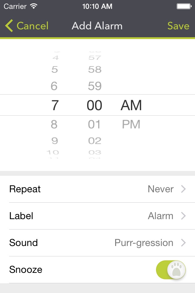 Purrfect Alarm screenshot 3