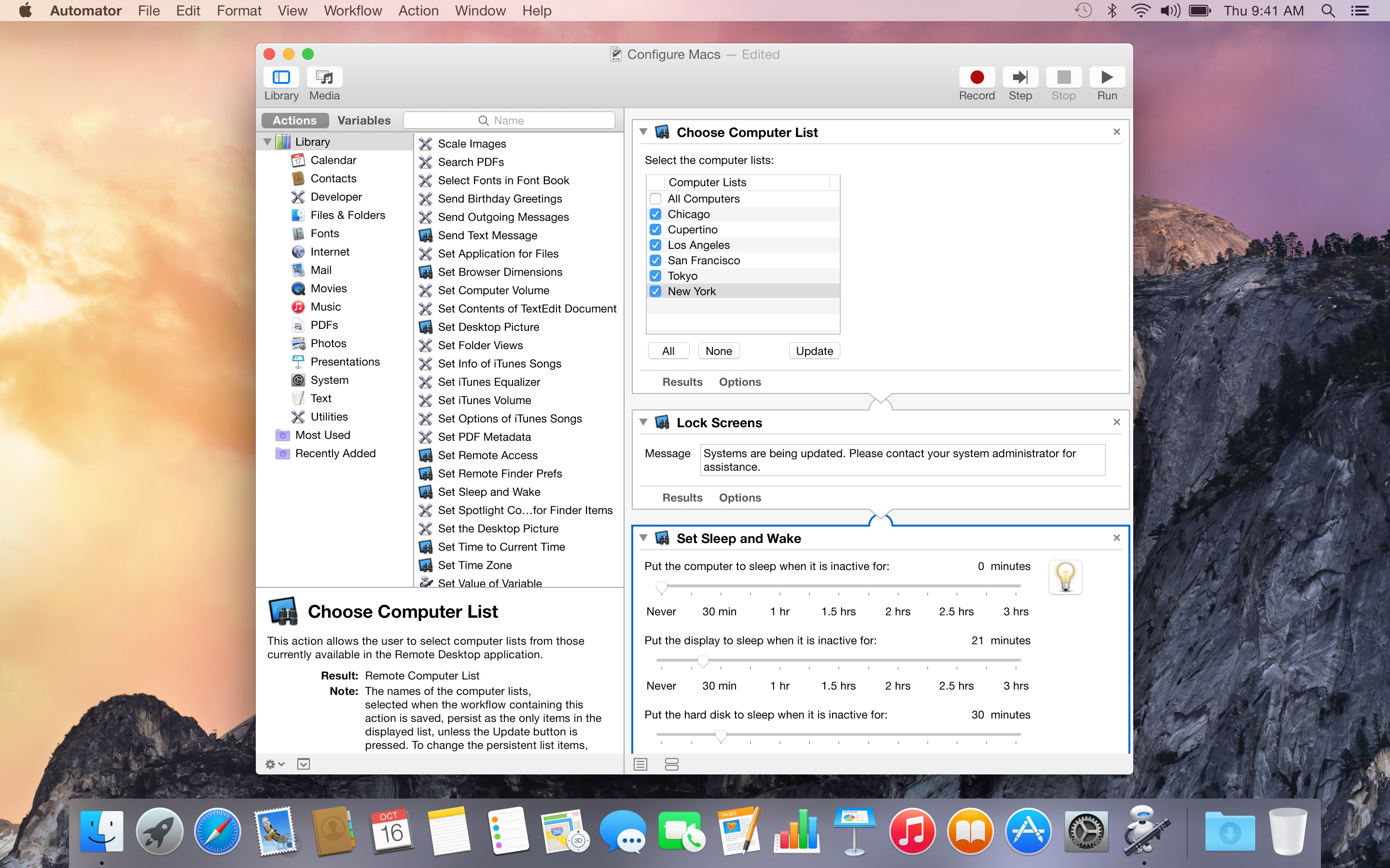 Screenshot do app Apple Remote Desktop
