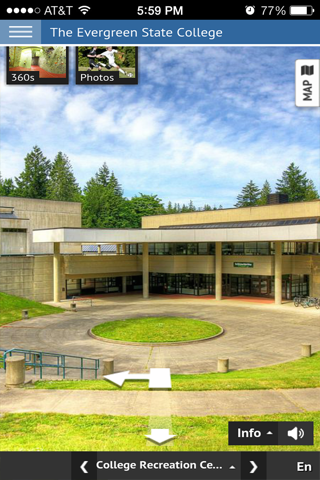Evergreen State College screenshot 2