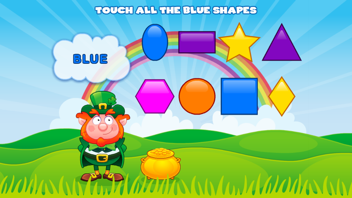 Shapes with Lucky the Leprechaun