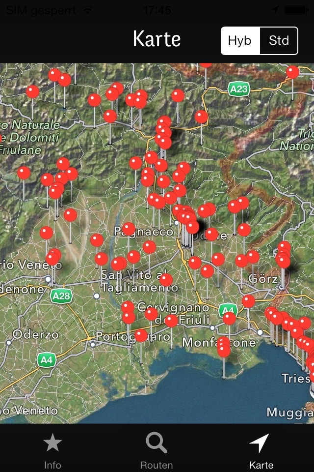 Friuli Venezia Giulia Film Locations / Filmski turizem – turistične poti za odkrivanje filmskih lokacij Furlanije Julijske krajine screenshot 2