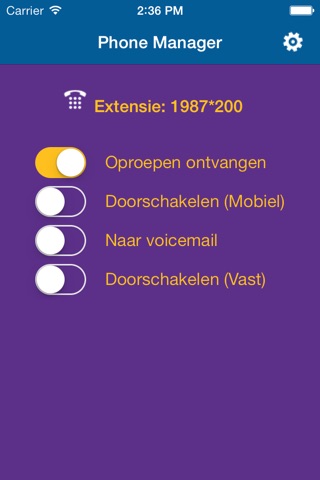 Voizz PhoneManager screenshot 2