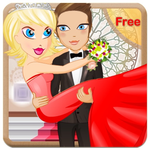 Christmas Wedding Dress Up Icon