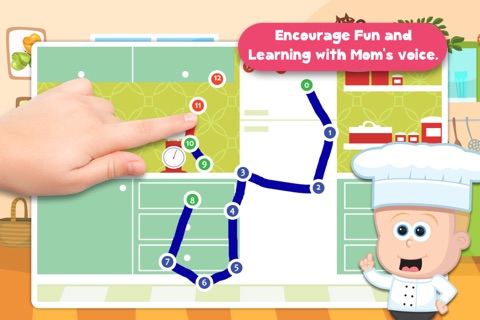 Kids Cooking Puzzle Teach me Tracing & Counting - Learn about the kitchen and how to cook your favorite food like a mini chef screenshot 4