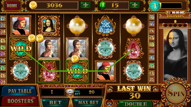 Slots - DaVinci Diamonds screenshot-4