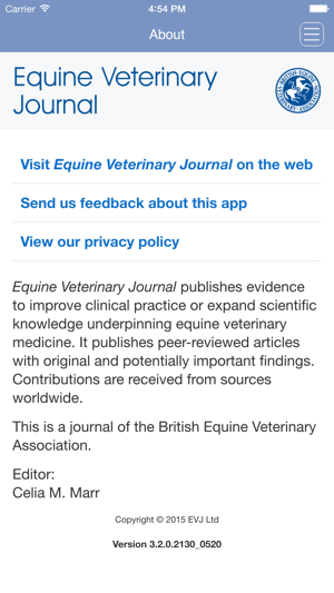 Equine Veterinary Journal(圖4)-速報App