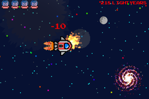 Pixel Space Pig - The Interstellar Flight screenshot 2