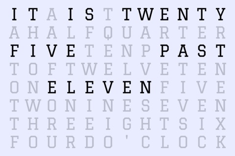 lexichron : A Word Clock screenshot 4