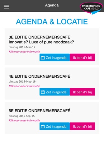 Ondernemerscafe Venlo screenshot 2