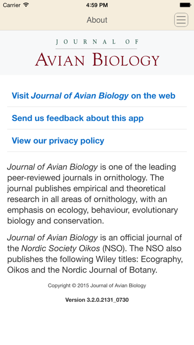 How to cancel & delete Journal of Avian Biology from iphone & ipad 3