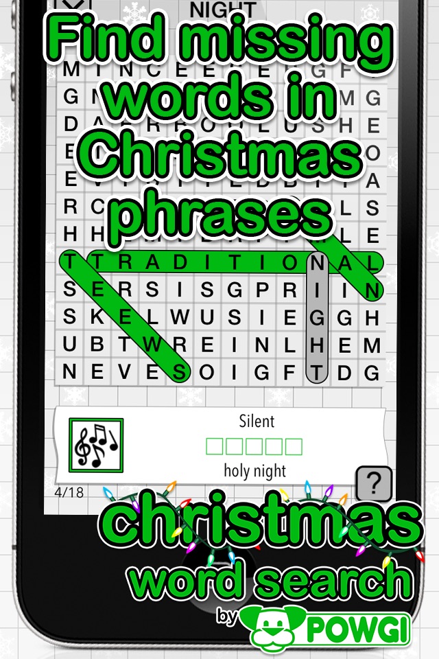 Christmas Word Search by POWGI screenshot 2