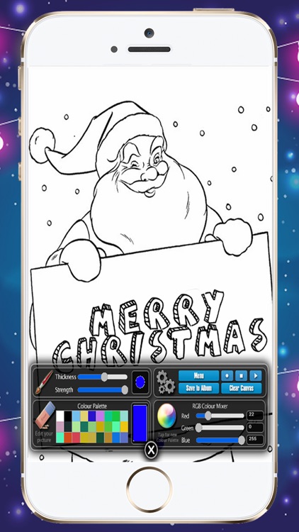 Coloring Book Santa Claus