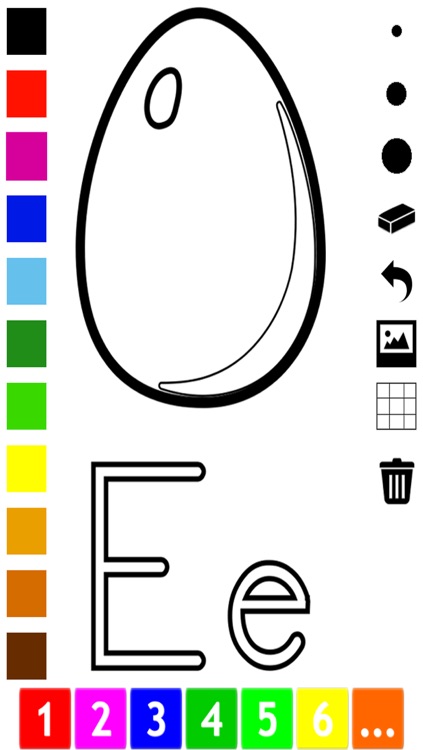 ABC Coloring Book for Toddlers: Learn to color and write the English letters of the alphabet screenshot-3