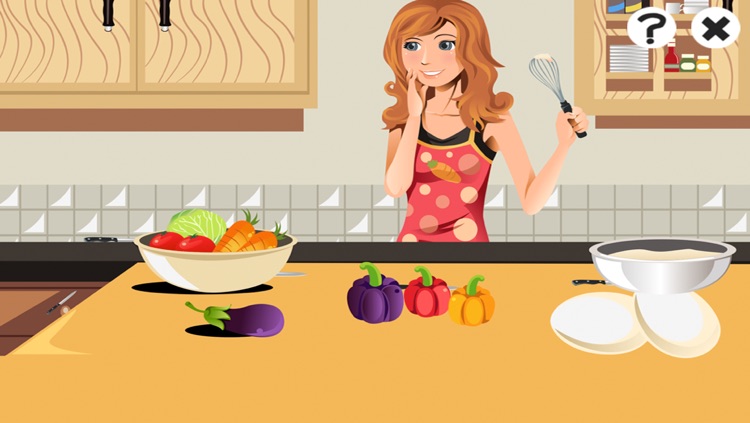 A Kitchen Learning Game for Children: Learn and Play with Cooking