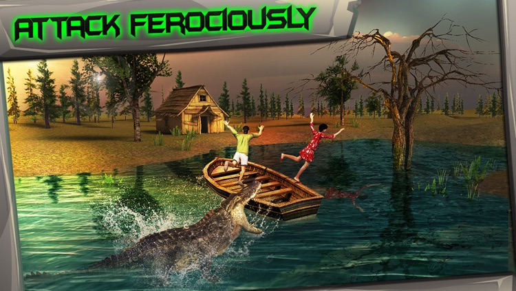 Swamp Crocodile Simulator 3D screenshot-3