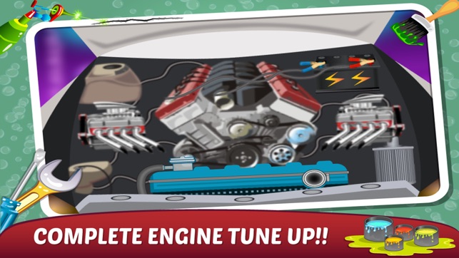 Mechanic Car Garage & Spa – Make speedy Automobile in Kids A(圖4)-速報App