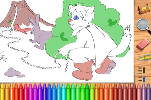 Puss in Boots. Coloring book for children screenshot 2