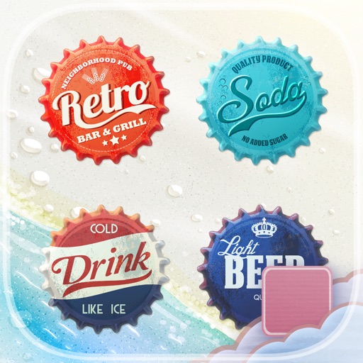 Cap Liner - FREE - Slide Rows And Match Bottle Caps Puzzle Game Icon