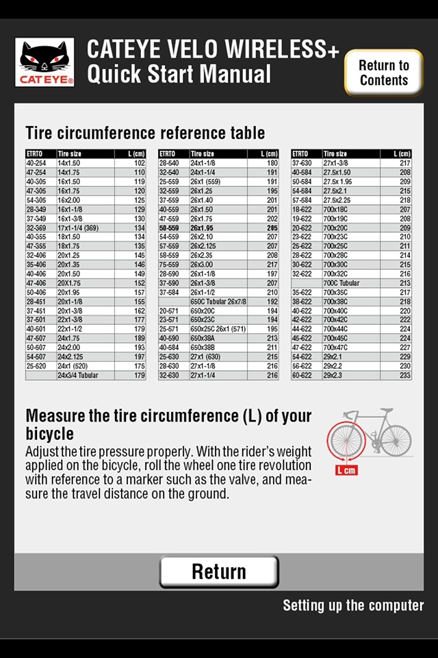 CatEye VELO Wireless+ Quick Start screenshot 4