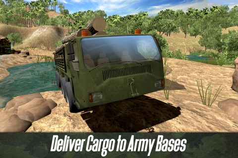 Army Truck Offroad Simulator 3D - Drive military truck! screenshot 2