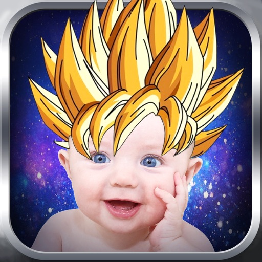 Super Saiyan Sticker Camera Pro - Cartoon Manga Photo Booth for Hair Goku