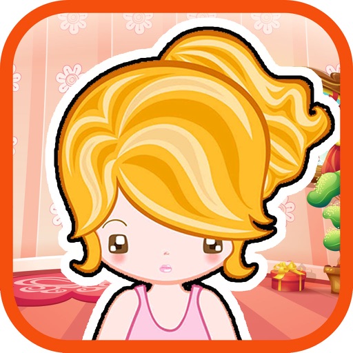 cute princess dress up for kids iOS App