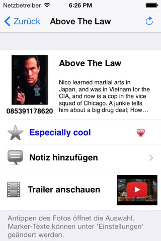 MovieScanner screenshot 2