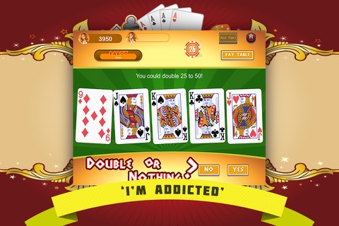 Super Jackpot Video Poker Party HD screenshot 3