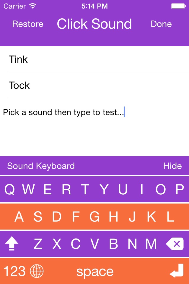 Keyboard Sound - Customize Typing, Clicks Tone, Color themes screenshot 3