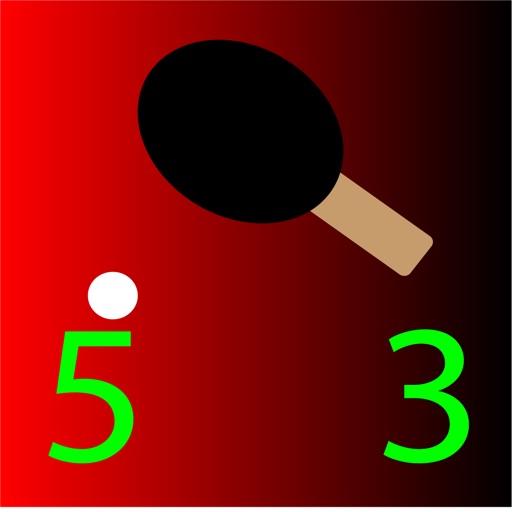 Ping Pong/Table Tennis Serve and Score Keeper Icon