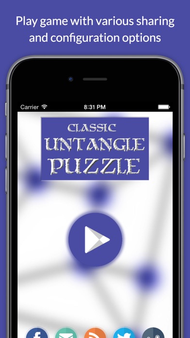 How to cancel & delete Classic Untangle Puzzle from iphone & ipad 1