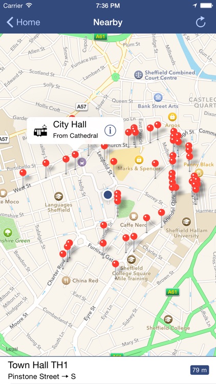 Transported - Bus & Tram Times