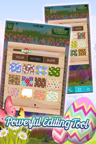 Springtime and Easter Photo Frame and Collage Editor - Beatiful Pastel Colors : FREE App screenshot 4