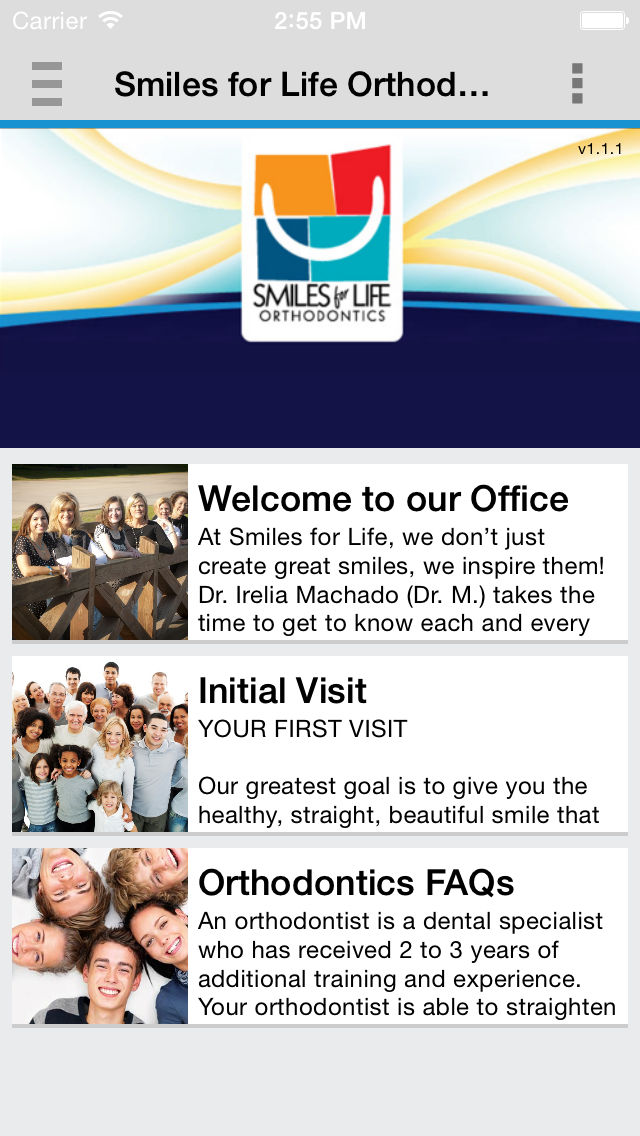 How to cancel & delete Smiles for Life Orthodontics from iphone & ipad 1