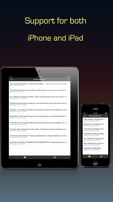 Text Recognizer Pro  OCR recognition app for scan character image and convert to editable documents Screenshot 5