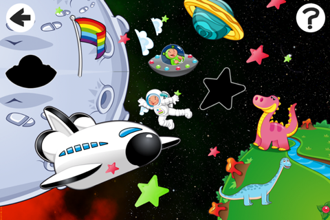 Alien-s Lost in Space with Robot-er, Dino-saur and Star-s In Fun-ny Kid-s Game-s screenshot 4