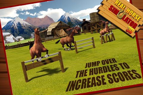 Real Horse Simulator 3D - Experience the ride of Wild horse in challenging & Ultimate farm field screenshot 3