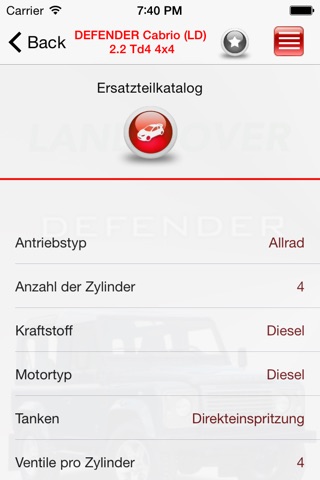 Запчасти Land Rover Defender screenshot 2