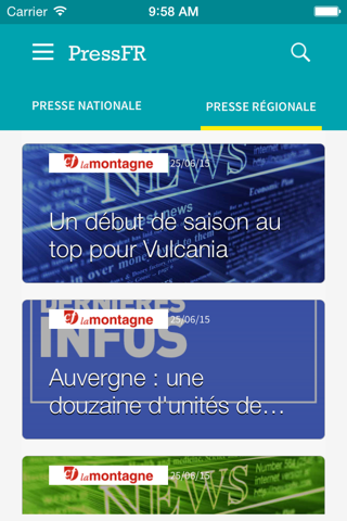 PressFR - Actualité en direct - Journal international et régional screenshot 2