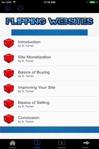 Flipping Websites Book and Videos screenshot 4