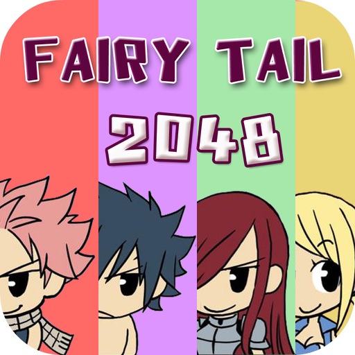 2048 Fairy Tail : Slide The Tiles Numbers Puzzle Match Games Free Editions For Best Fan Anime