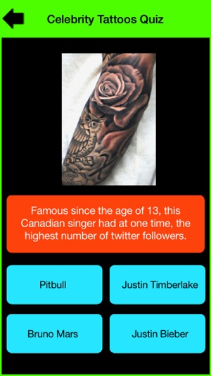 Celebrity Tattoos Quiz Guess Trivia Puzzle(圖3)-速報App