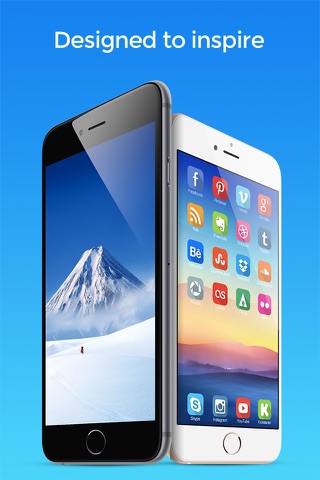 Wallpapers for iPhone 6 / iPhone 6 Plus - Cool Themes and Backgrounds screenshot 2