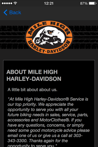 Mile High Harley screenshot 3