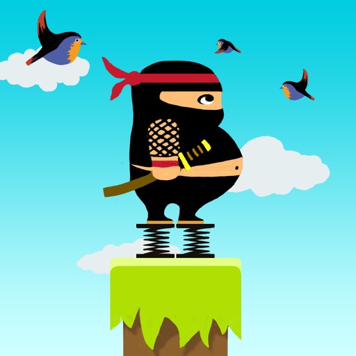 Crazy Jumping Ninja iOS App
