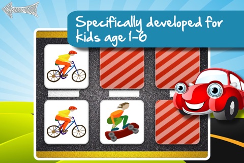 Free Memo Game Transport Cartoon screenshot 2